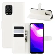 Etui i futerały do telefonów - Pokrowiec König Design kompatybilny z etui na telefon Xiaomi Mi 10 Lite 5G ze skóry syntetycznej - Etui na telefon biały - miniaturka - grafika 1