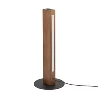 Lampy stojące - TEO ORZECH LAMPKA NOCNA LED - miniaturka - grafika 1