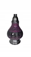 Lampiony i znicze - Znicz Witraż Lampion Karafa Fioletowa - miniaturka - grafika 1