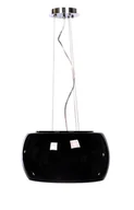 Lampy sufitowe - NOWOCZESNA LAMPA WISZĄCA CZARNA DISPOSA D40 - miniaturka - grafika 1