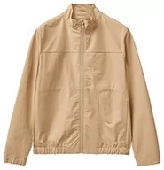 Kurtki męskie - United Colors of Benetton Kurtka męska 2w3lun01w lekka kurtka bawełniana, beżowa 393, M, beżowy 393, M - miniaturka - grafika 1