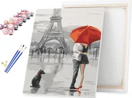 Malowanie po numerach - Malowanie po numerach Paryski Romans pod Wieżą / beliart - miniaturka - grafika 1