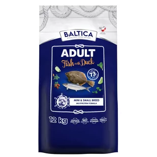 BALTICA Fish & Duck Small 12kg RYBY KACZKA - Sucha karma dla psów - miniaturka - grafika 1