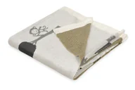 Koce i narzuty dla dzieci - Kocyk bambusowy 80x100 Pattern ecru szary zwierzęta BabyMatex - miniaturka - grafika 1