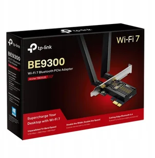 TP-Link Archer TBE552E WiFi7 PCIe adapter BE9300,2,4GHz/5GHz/6GHz,Bluetooth5.4 - Karty sieciowe - miniaturka - grafika 1