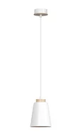 Lampy sufitowe - Emibig Bolero lampa wisząca 1-punktowa biała 443/1 - miniaturka - grafika 1