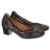 Czółenka - Czółenka damskie Maciejka 04802-02/00-1 BRĄZ+ZŁOTO 38 - MACIEJKA - miniaturka - grafika 1