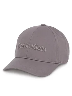 Calvin Klein Czapka z daszkiem Embroidery Bb Cap K50K505737 Szary - Czapki i chusty sportowe męskie - miniaturka - grafika 1