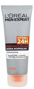 Loreal Paris Paris Men Expert Hydra 24H Krem nawilżający skóra normalna 75 ml - Kosmetyki do pielęgnacji twarzy męskie - miniaturka - grafika 1