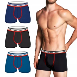 BOKSERKI MĘSKIE 3-PAK PIERRE CARDIN PCM127 - M - Majtki męskie - miniaturka - grafika 1