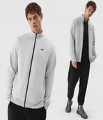 Bluzy męskie - 4F BLUZA MĘSKA DRESOWA SPORTOWA ROZPINANA - miniaturka - grafika 1