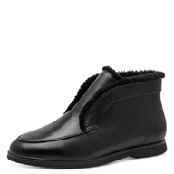 Kozaki damskie - Marco Tozzi Damskie 2-26418-45 modne kozaki, Black Nappa, 42 EU, Czarna papka, 42 EU - miniaturka - grafika 1