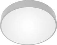 Lampy sufitowe - Lampa sufitowa Orno OVO plafon 5xE27, 5x24W, szara stal, klosz szklany matowy, IP20, ? 600 - miniaturka - grafika 1