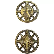 Gry planszowe - Smoczy Kompas Złota Metalowa Moneta 1 szt - miniaturka - grafika 1