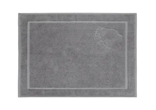 Dywanik łazienkowy 50x70 Stopki szary bawełniany frotte 650g/m2 Faro - Dywaniki łazienkowe - miniaturka - grafika 1