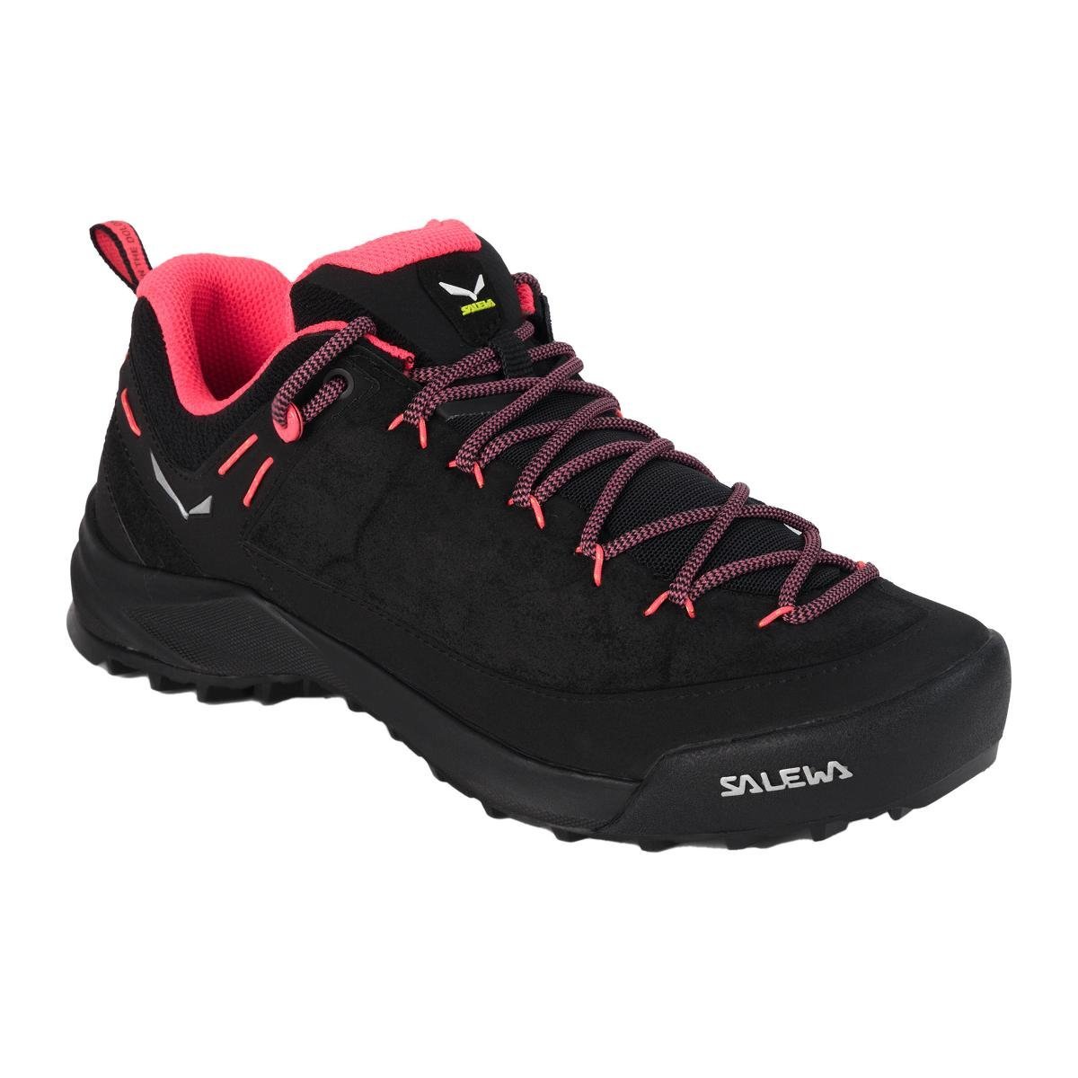 Buty turystyczne damskie Salewa Wildfire Leather czarne 00-0000061396