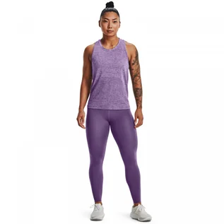 Spodnie sportowe damskie - Damskie legginsy do biegania under Armour FlyFast Elite Ankle Tight - fioletowe - UNDER ARMOUR - grafika 1