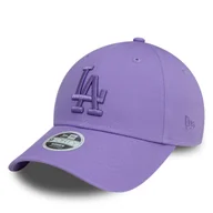 Czapki damskie - Czapka z daszkiem New Era LA Dodgers League Essential 9FORTY 60595173 Fioletowy - miniaturka - grafika 1