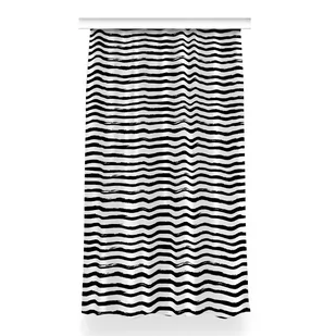 Zasłona z grafiką gotowa Wzór zebra dekor 150x260, Fabricsy - Zasłony - miniaturka - grafika 1
