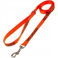 Smycze dla psów - Smycz Dla Psa Z Napisem No Dogs Problem Z Psami M - miniaturka - grafika 1