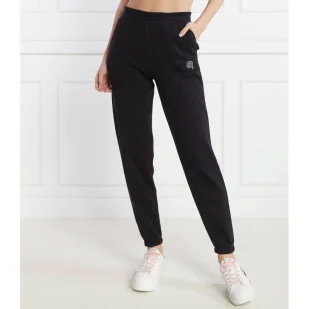 Karl Lagerfeld Spodnie dresowe ikonik 2.0 glitter | Regular Fit - Dresy damskie - miniaturka - grafika 1