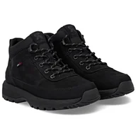 Botki męskie - Trzewiki męskie wodoodporne Rieker U1670-00 BLACK R.41 - miniaturka - grafika 1