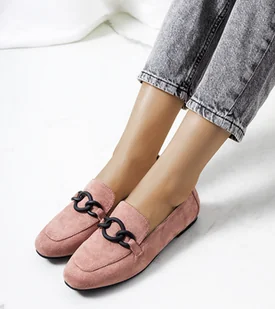 Różowe półbuty skórzane Dante -40 - Botki damskie - miniaturka - grafika 1