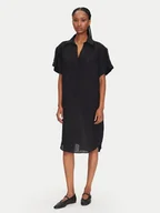 Sukienki - Gant Sukienka letnia 4503433 Czarny Relaxed Fit - miniaturka - grafika 1