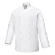 Odzież robocza - Bluza kucharska Sussex PORTWEST [C836] Biały S - miniaturka - grafika 1
