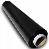 Akcesoria do pakowania - FOLIA STRETCH XL 3 KG BRUTTO MOCNA KRYJĄCA STRECZ CZARNA 50CM 2,5 KG NETTO - miniaturka - grafika 1