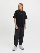 Koszulki męskie - Jack & Jones Koszulka w kolorze czarnym - miniaturka - grafika 1