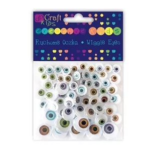 DP Craft Ruchome oczy naturalne mix - Zabawki kreatywne - miniaturka - grafika 1