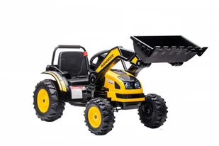 Pojazd Koparka Traktor Żółty - Pojazdy elektryczne dla dzieci - miniaturka - grafika 5