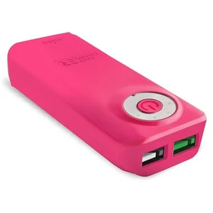PURO 4000mAh Różowy FCBB40C3PNK - Powerbanki - miniaturka - grafika 1