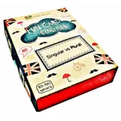 Książki do nauki języka angielskiego - Karty językowe Angielski Fun Card English Singular vs Plural - miniaturka - grafika 1