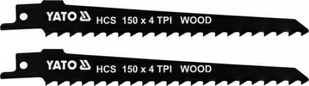 Yato Brzeszczoty Do Drewna Hcs150Mm 4Tpi 2Szt. - Brzeszczoty - miniaturka - grafika 1