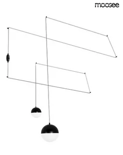 Moosee lampa ścienna BOWL DUO czarna MSE010100152 [18221935] - Lampy ścienne - miniaturka - grafika 1