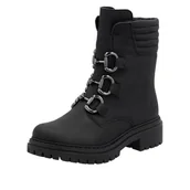 Kozaki damskie - Rieker Damskie 72650 Półdługie kozaki, czarne, 41 EU, czarny, 41 EU - miniaturka - grafika 1