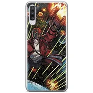 Etui i futerały do telefonów - ERT GROUP etui na telefon Samsung A70, case oryginalny i oficjalnie licencjonowany przez Marvel, wzór Star Lord 004, optymalnie dopasowane, plecki z TPU - miniaturka - grafika 1