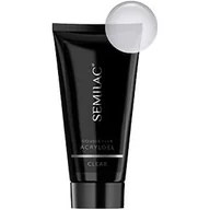 Żele do paznokci - Semilac Diamond Cosmetics Akrylożel Double Flex Acrylgel Clear 60ml - miniaturka - grafika 1