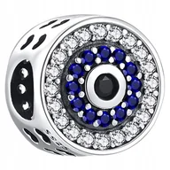 Bransoletki - Charms Zawieszka Charms Oko Proroka Cyrkonie Charmsy Trusky - miniaturka - grafika 1