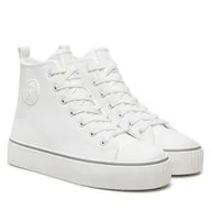 Trampki damskie - Trampki Big Star Shoes OO274788 Biały - miniaturka - grafika 1