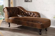 Sofy i kanapy - Invicta Sofa Chesterfield antyczny brązowy 175 cm 21628 - miniaturka - grafika 1