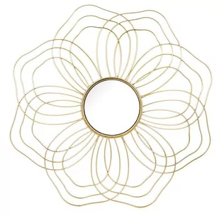 Art pol LUSTRO DEKORACJA METALOWA ŚCIENNA KWIAT 51 cm 136096 - Dekoracje domu - miniaturka - grafika 1