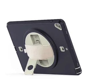 Etui na iPad 6/5 9.7" z Paskiem na Ramie Obrotową Podstawką Granatowy - Etui do tabletów - miniaturka - grafika 1