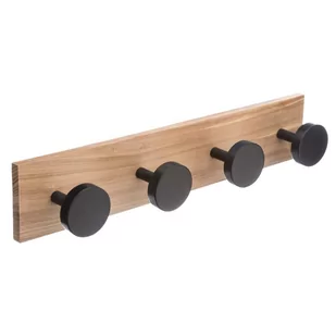 5five Simple Smart Wieszak do przedpokoju z 4 haczykami w kolorze czarnym B07BB4N5H8 - Wieszaki i stojaki - miniaturka - grafika 1