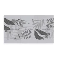 Akcesoria do paznokci - ABA GROUP Blok jednorazowych polerek do odrywania “Flowers” 100/180, 45 sztuk - miniaturka - grafika 1