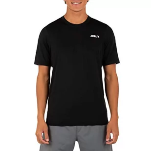Hurley Męska koszula M Fastlane Hybrid Ss czarny czarny S MAT0000480 - Koszule męskie - miniaturka - grafika 1