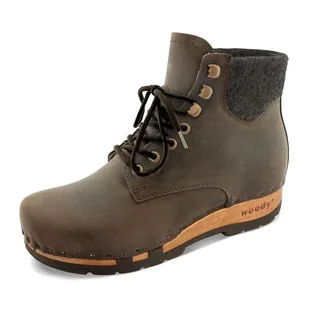 Woody Damskie botki Mona Caffe, 38 EU, Caffe, 38 EU - Botki damskie - miniaturka - grafika 1