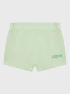 Spodenki damskie - Guess Szorty materiałowe K3GD11 KA6R3 Zielony Regular Fit - miniaturka - grafika 1